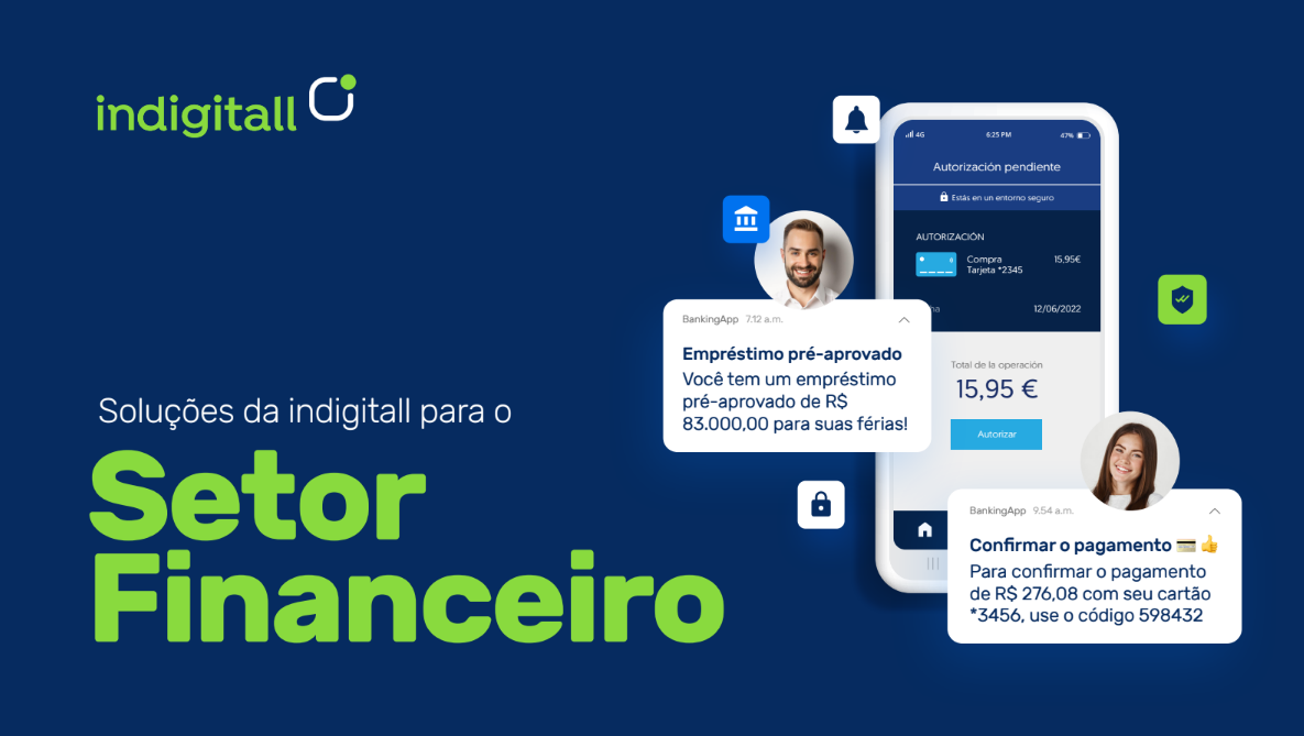 Soluções da indigitall para o Setor Financeiro