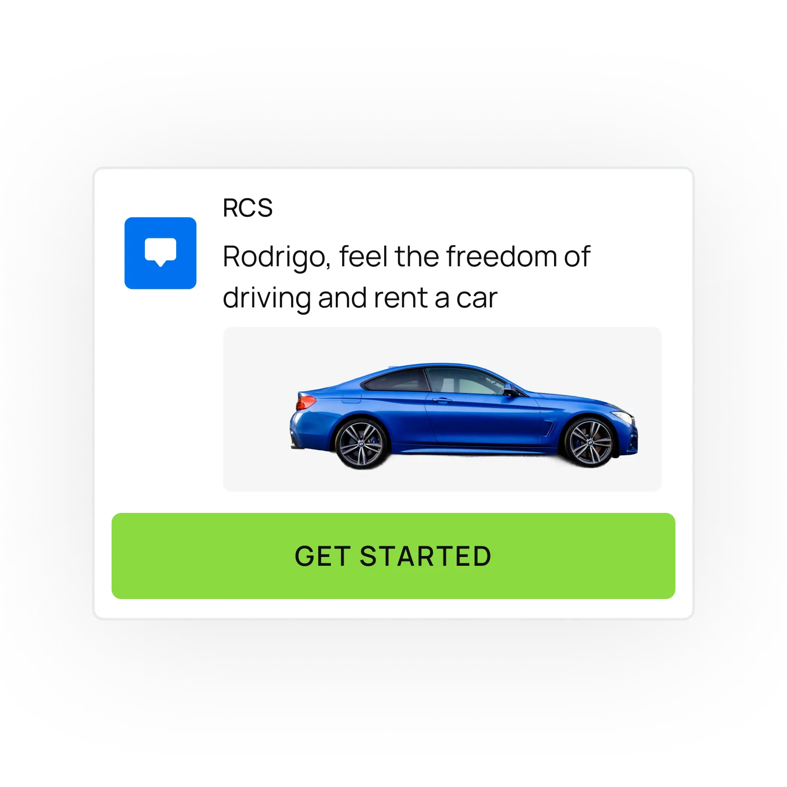 RCS Marketing Example