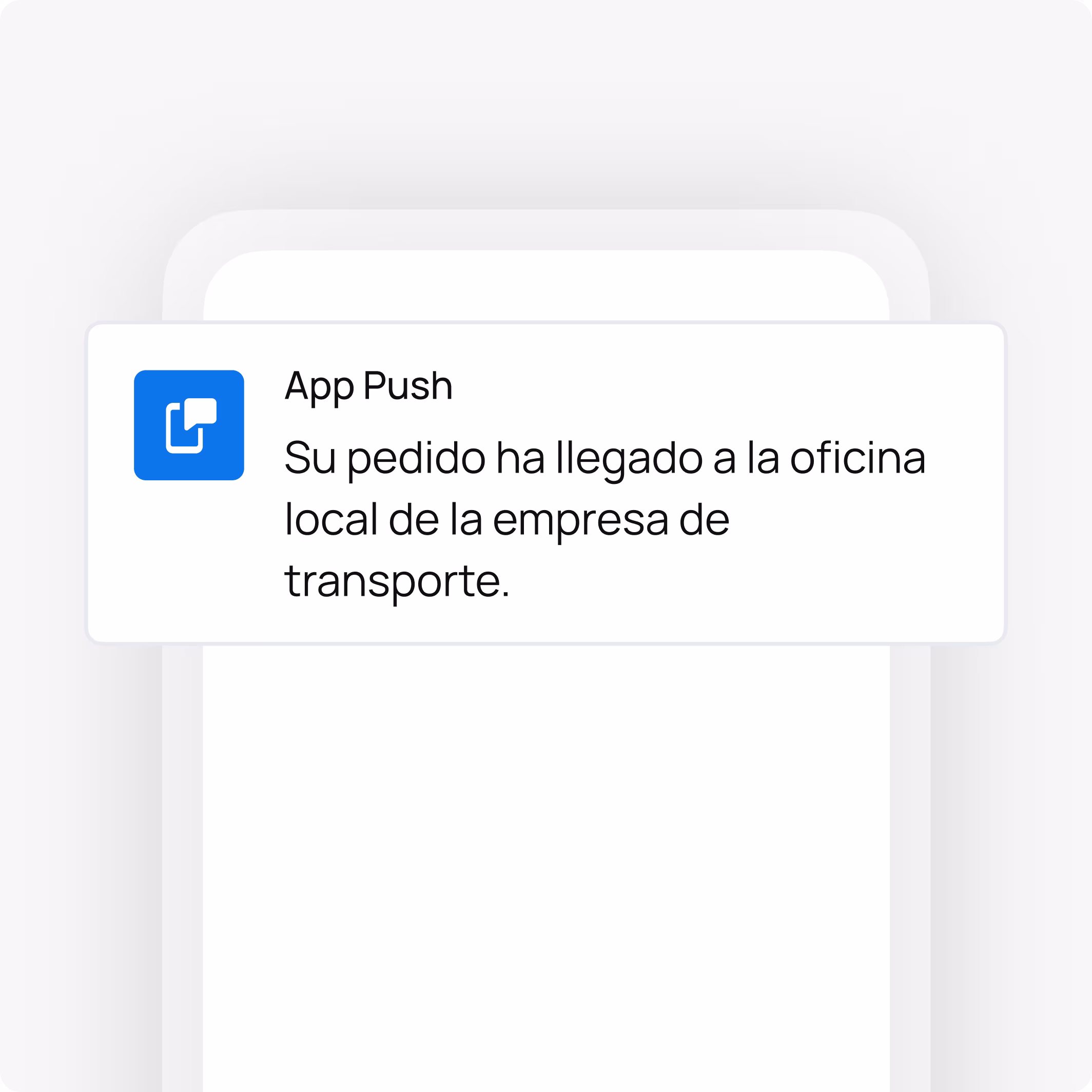 logistics app push es